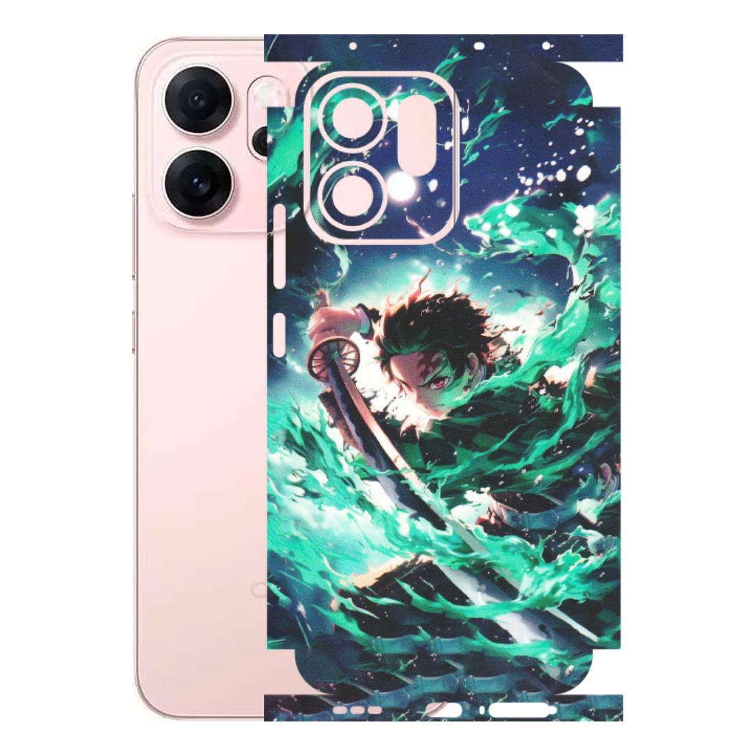 OPPO Phone Skins 2025 (All Models) - Sword Fighter Anime - Matte Finish (M-29) Oppp Reno 14F 5G