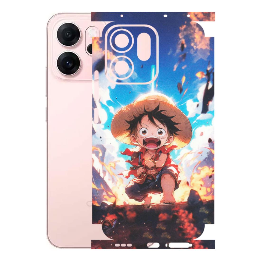 OPPO Phone Skins 2025 (All Models) - Toon One Piece Cute Character - Matte Finish (M-35) Oppp Reno 14F 5G