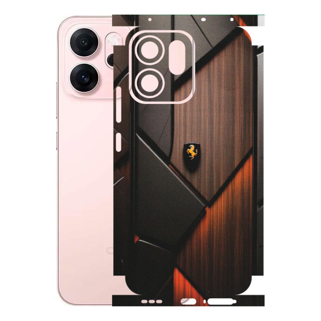 OPPO Phone Skins 2025 (All Models) - Lambo Beauty Wood Pattern Sober - Matte Finish (M-51) Oppp Reno 14F 5G