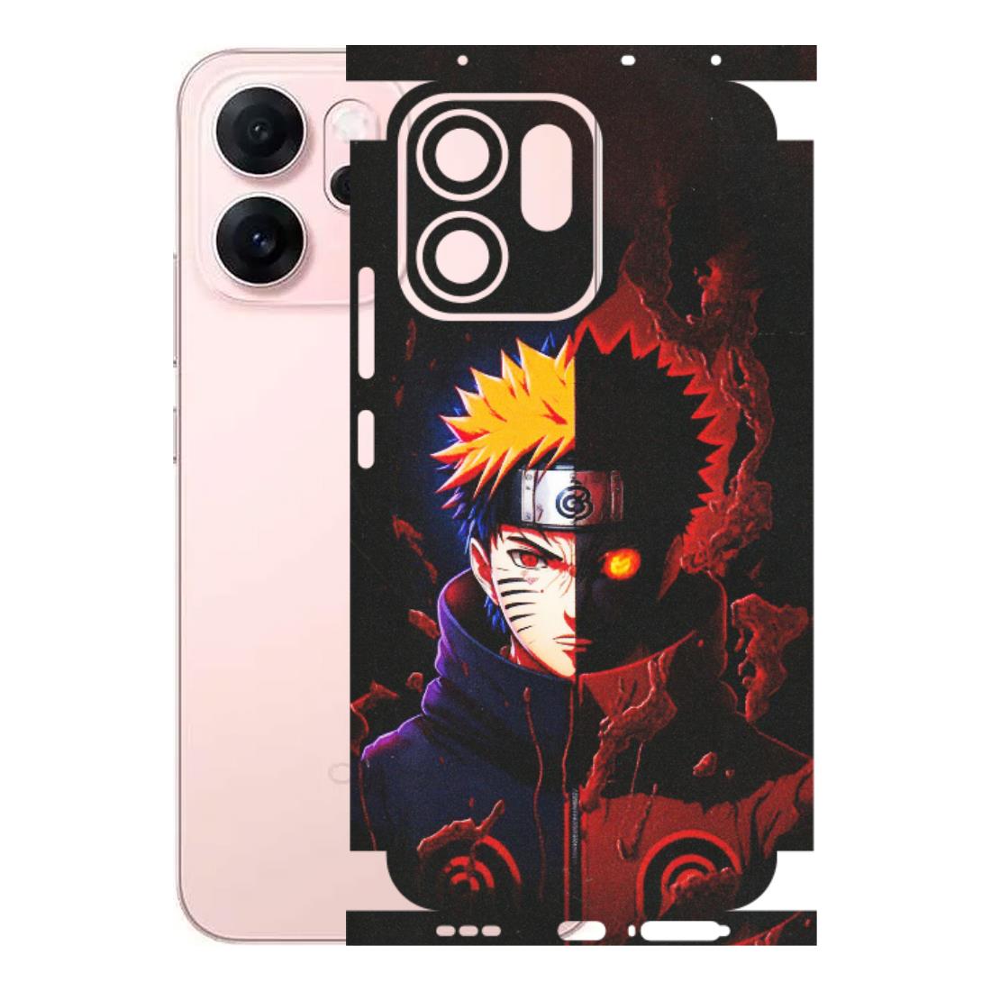 OPPO Phone Skins 2025 (All Models) - Naruto X Evil - Matte Finish (M-70) Oppp Reno 14F 5G