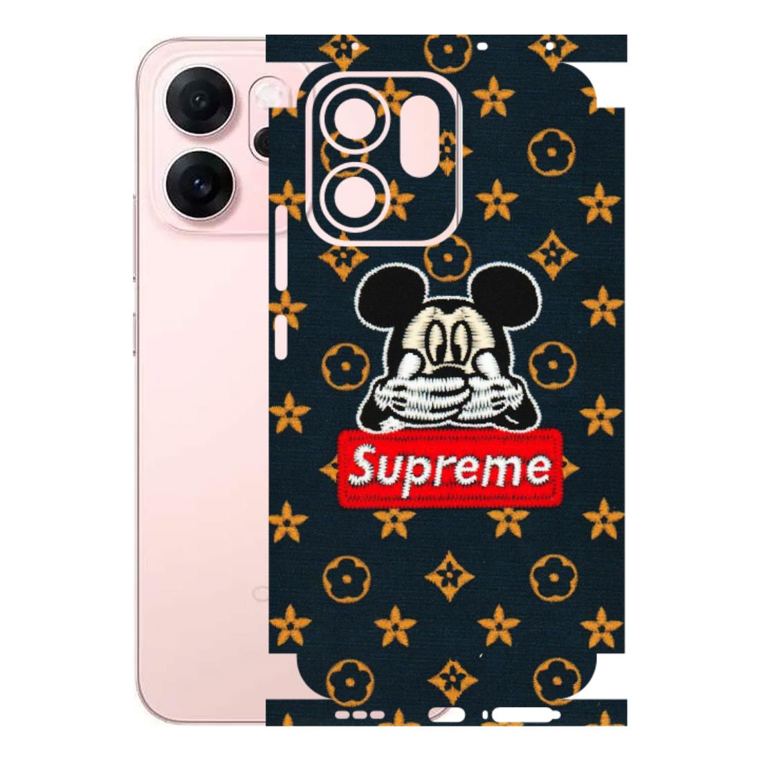 OPPO Phone Skins 2025 (All Models) - Mickey Supreme - Matte Finish (M-83) Oppp Reno 14F 5G
