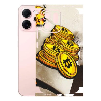 OPPO Phone Skins 2025 (All Models) - Billionaire Bitcoin Collection - Matte Finish (M-92) Oppp Reno 14F 5G