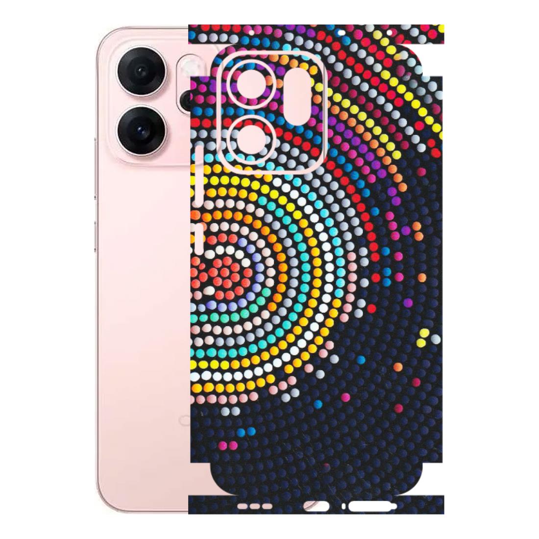 OPPO Phone Skins 2025 (All Models) - Rainbow Dot Mandala - Matte Finish (M-97) Oppp Reno 14F 5G