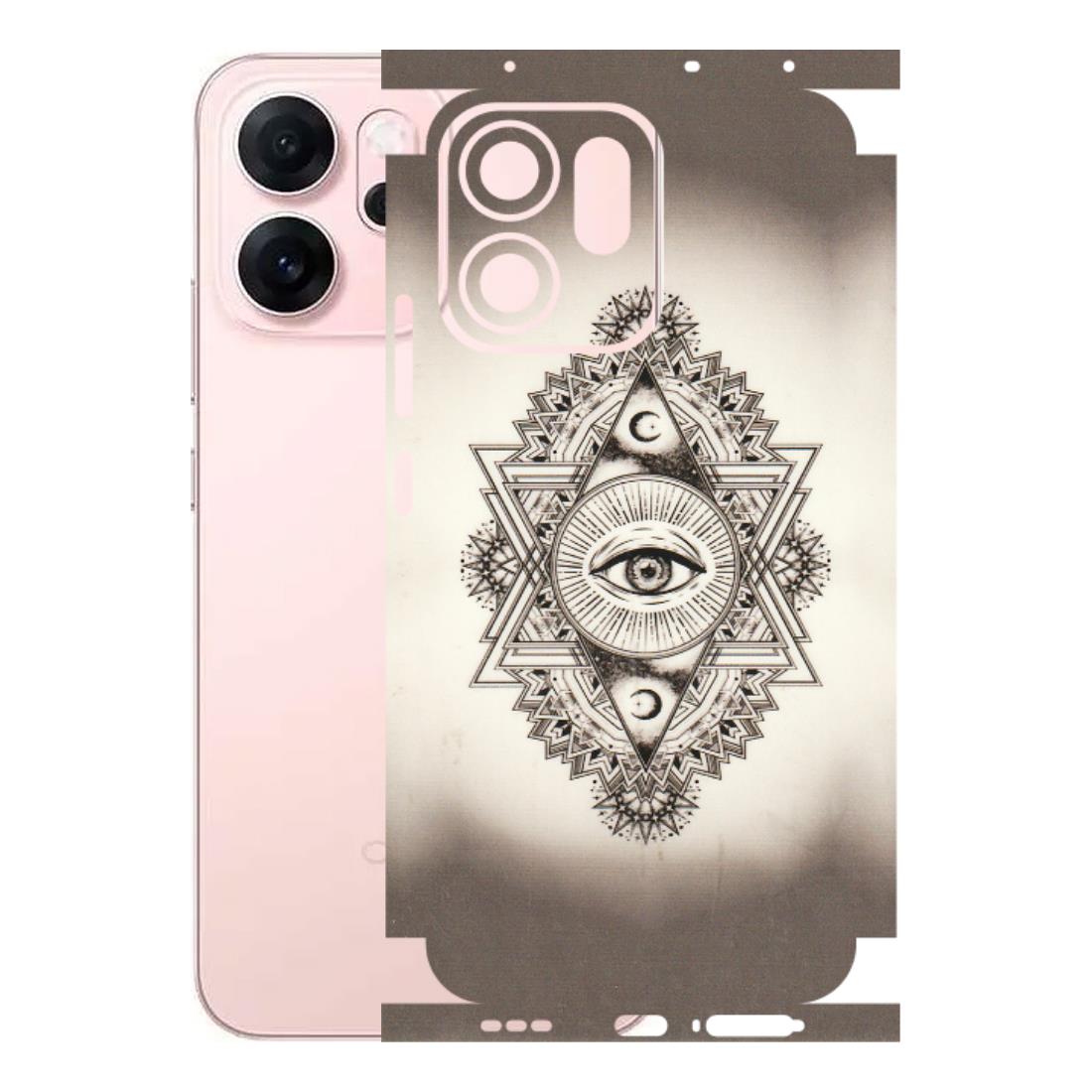 OPPO Phone Skins 2025 (All Models) - Illuminati Great Eye - Transparent Finish (T-14) Oppp Reno 14F 5G