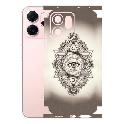 OPPO Phone Skins 2025 (All Models) - Illuminati Great Eye - Transparent Finish (T-14) Oppp Reno 14F 5G