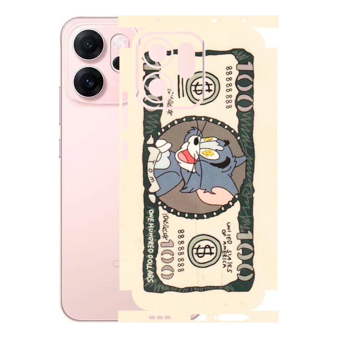 OPPO Phone Skins 2025 (All Models) - One Hundred Dollar Tom - Transparent Finish (T-16) Oppp Reno 14F 5G