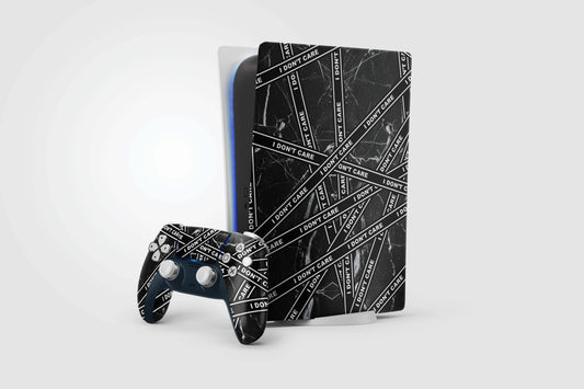 I Don't Care Play Station 5 Matte Finish Skin