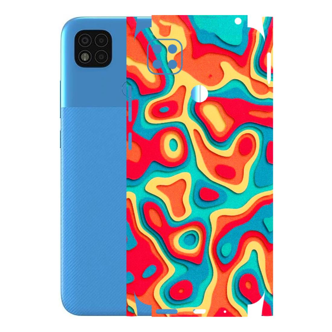 POCO Phone Skins (All Models) - Abstract Swirl - 3D Embossed Finish (L-150) Poco C31