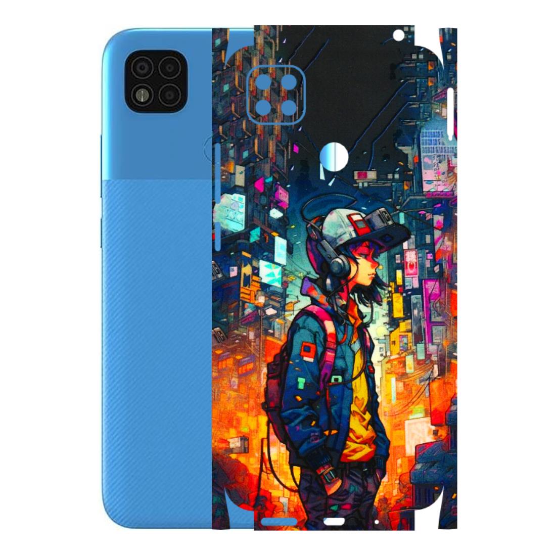POCO Phone Skins (All Models) - Street Anime Guy - 3D Embossed Finish (L-158) Poco C31