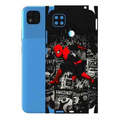 POCO Phone Skins (All Models) - SpiderMan New - 3D Embossed Finish (L-162) Poco C31