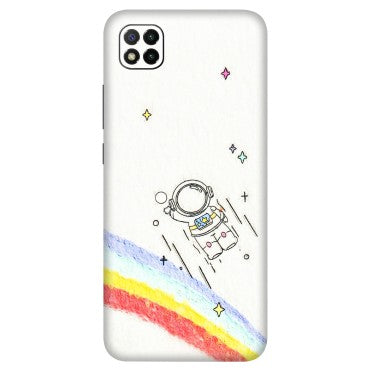 POCO Phone Skins (All Models) - Milkyway Astronaut - 3D Embossed Finish (L-110) Poco C3