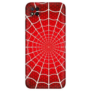 POCO Phone Skins (All Models) - Classic Spidey Web - 3D Embossed Finish (L-115) Poco C3