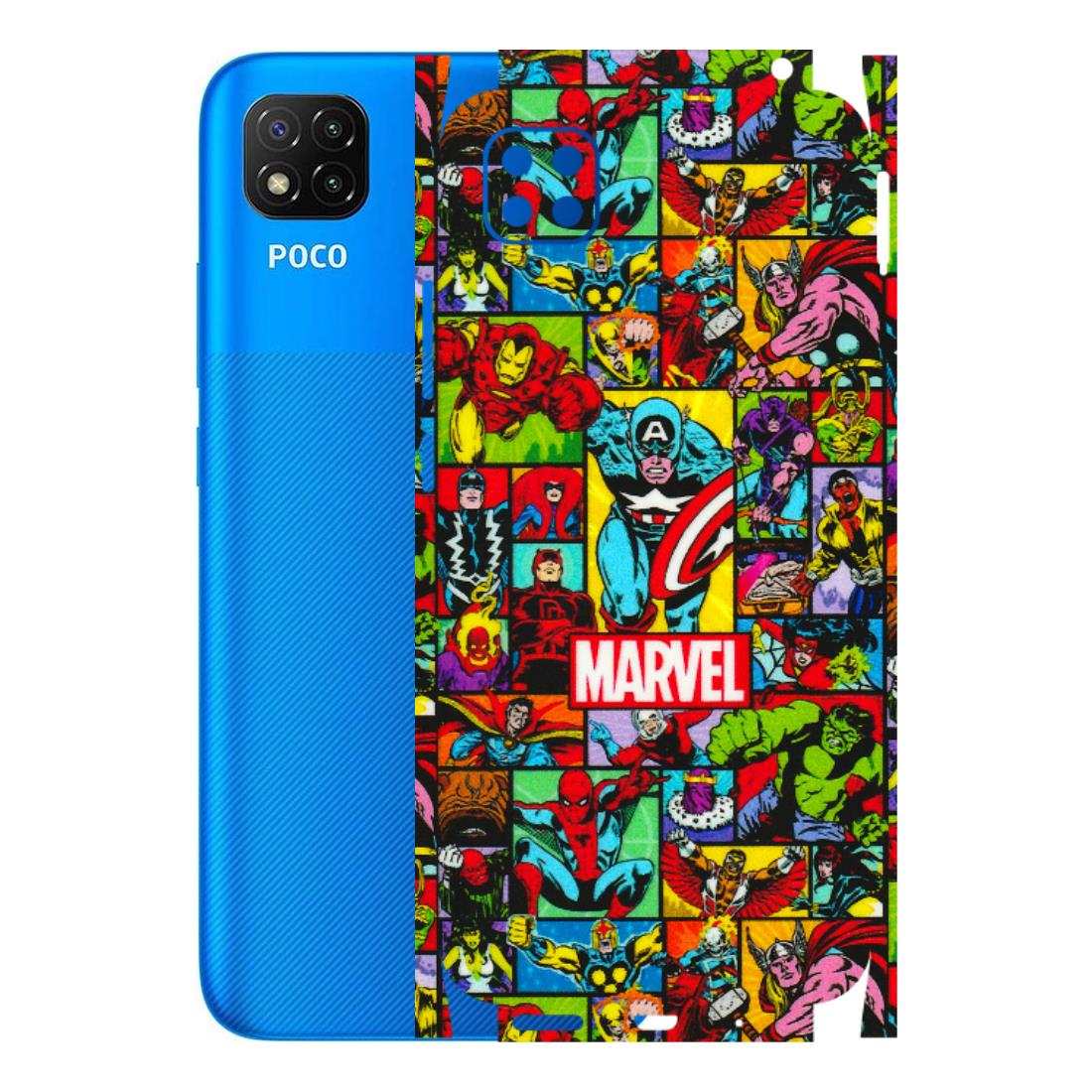 POCO Phone Skins (All Models) - MARVELOUS Comic Characters - 3D Embossed Finish (L-129) Poco C3