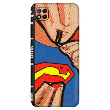 POCO Phone Skins (All Models) - Superman Sutta - 3D Embossed Finish (L-130) Poco C3
