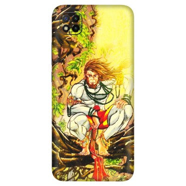 POCO Phone Skins (All Models) - Lord Hanuman - 3D Embossed Finish (L-152) Poco C3