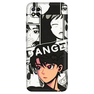 POCO Phone Skins (All Models) - Danger Anime - 3D Embossed Finish (L-155) Poco C3