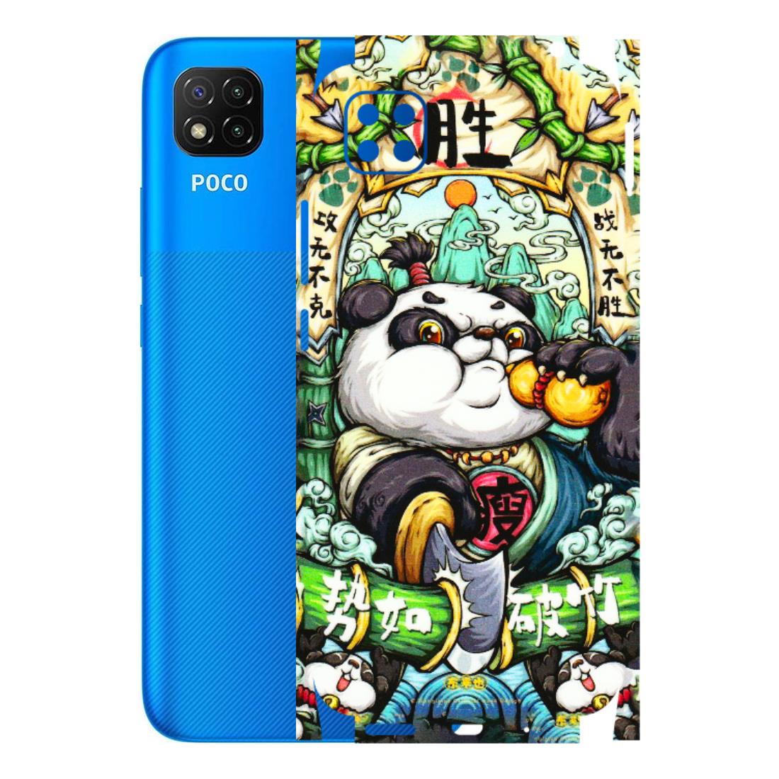 POCO Phone Skins (All Models) - Royal Rich Panda - 3D Embossed Finish (L-170) Poco C3