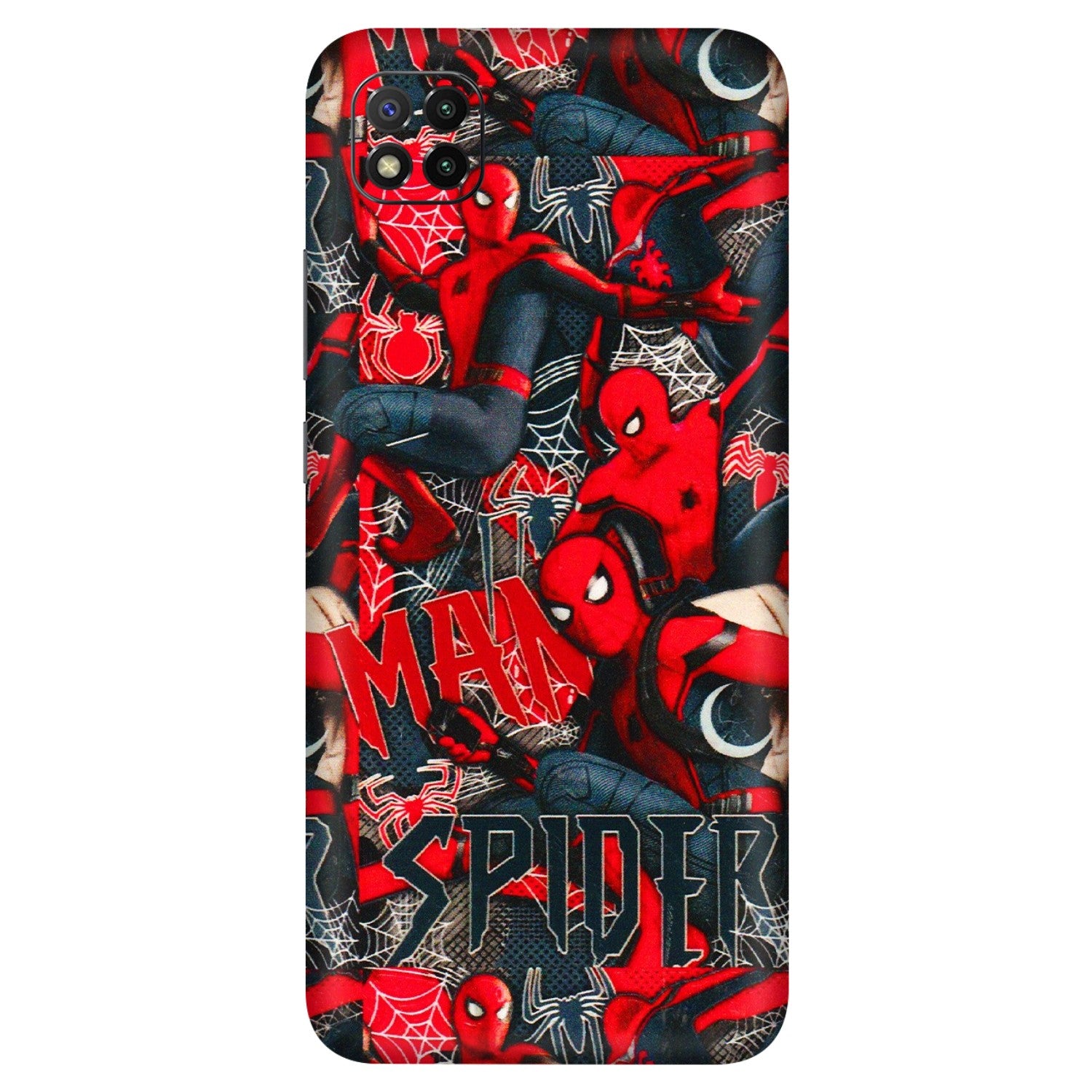 POCO Phone Skins (All Models) - SpiderMan Cool - 3D Embossed Finish (L-188) Poco C3