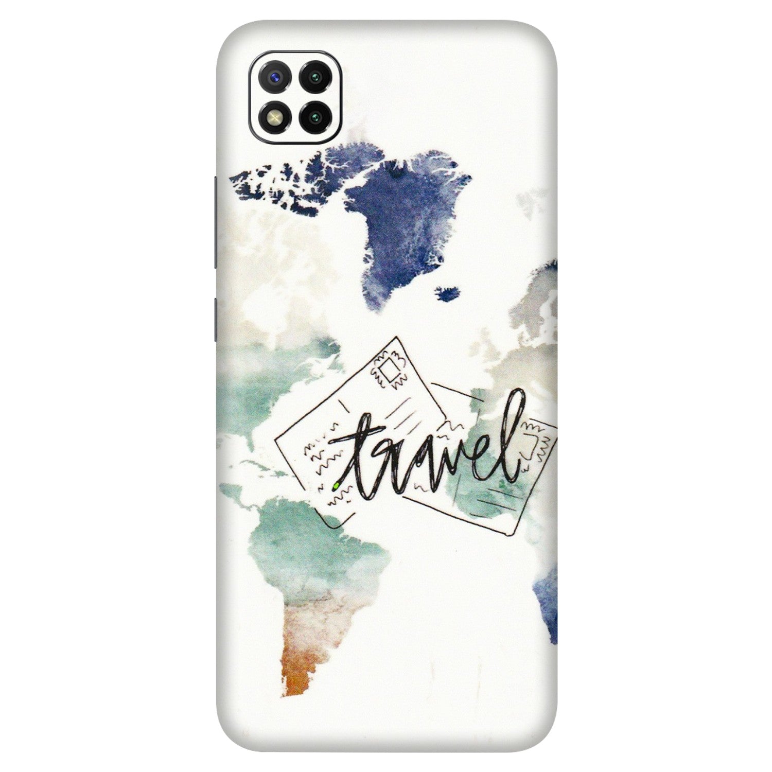 POCO Phone Skins (All Models) - Travel The World - 3D Embossed Finish (L-232) Poco C3
