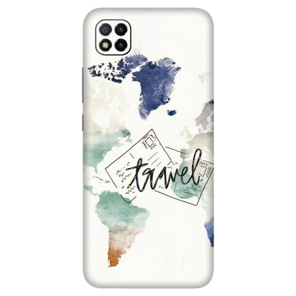 POCO Phone Skins (All Models) - Travel The World - 3D Embossed Finish (L-232) Poco C3