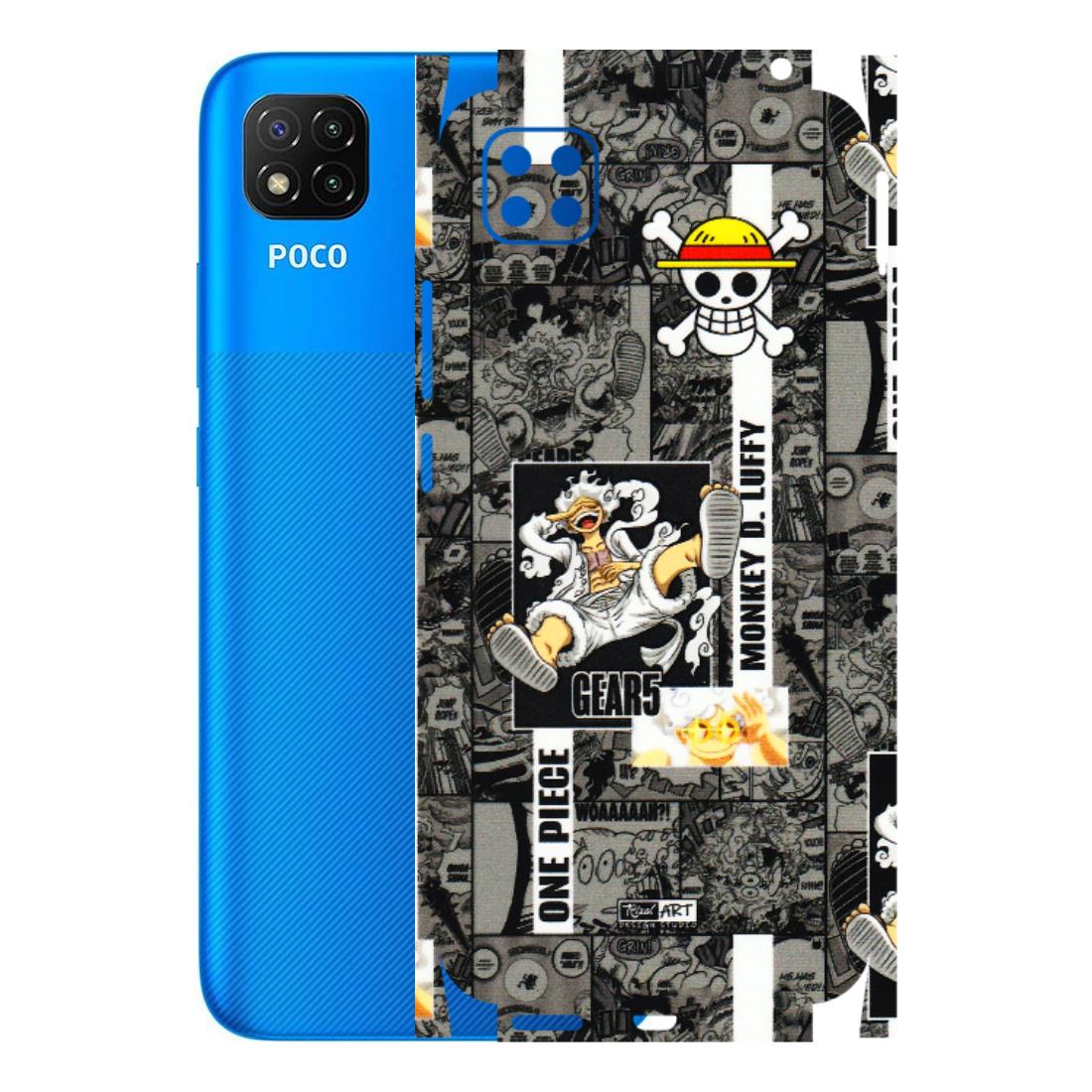 POCO Phone Skins (All Models) - Cuffy Anime MonkeyCamic - 3D Embossed Finish (L-242) Poco C3