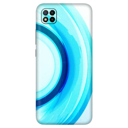 POCO Phone Skins (All Models) - The Blue Curve - 3D Embossed Finish (L-244) Poco C3