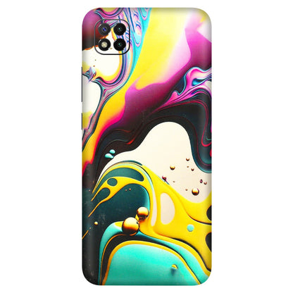 POCO Phone Skins (All Models) - Multicolor Abstract pattern - 3D Embossed Finish (L-254) Poco C3