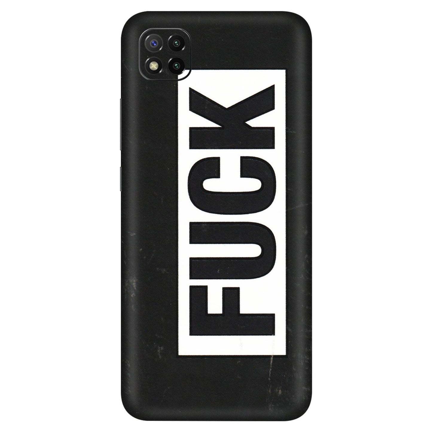 POCO Phone Skins (All Models) - The F Word - 3D Embossed Finish (L-255) Poco C3