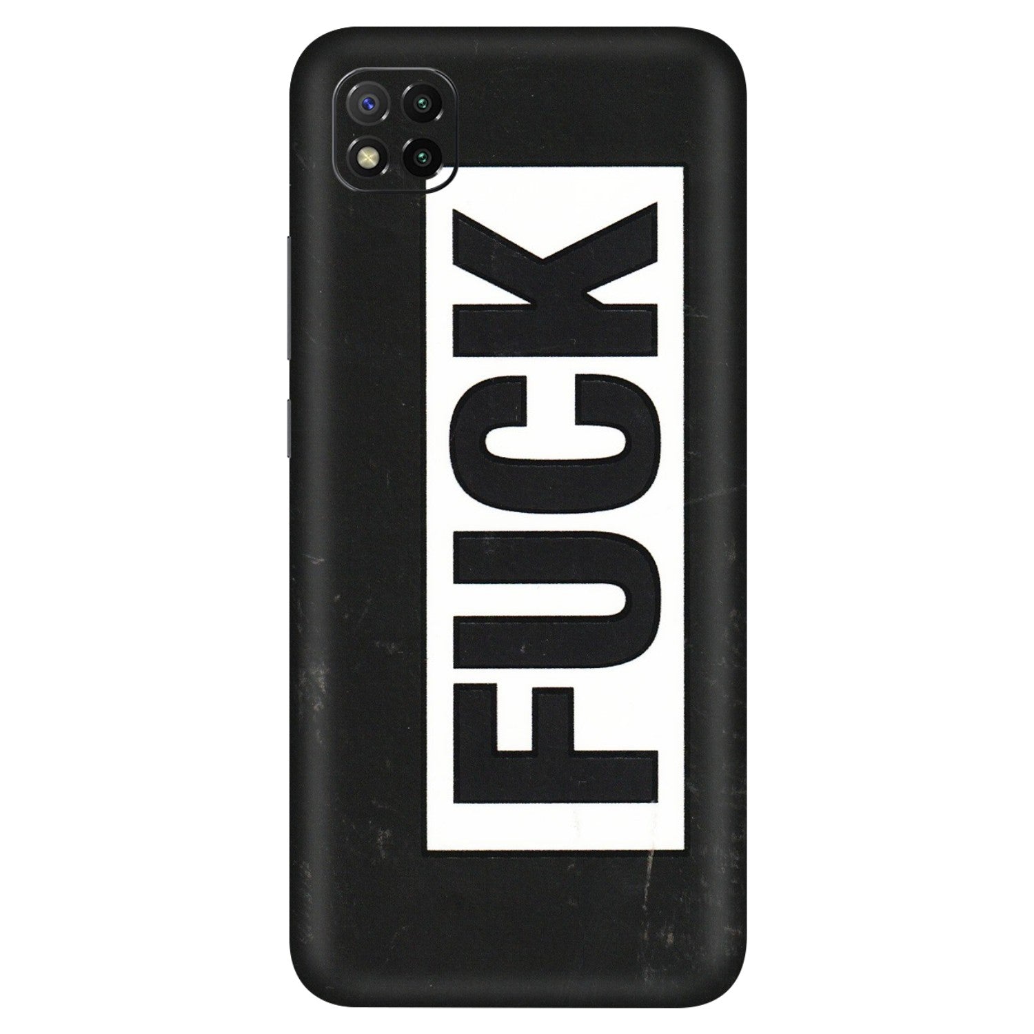POCO Phone Skins (All Models) - The F Word - 3D Embossed Finish (L-255) Poco C3