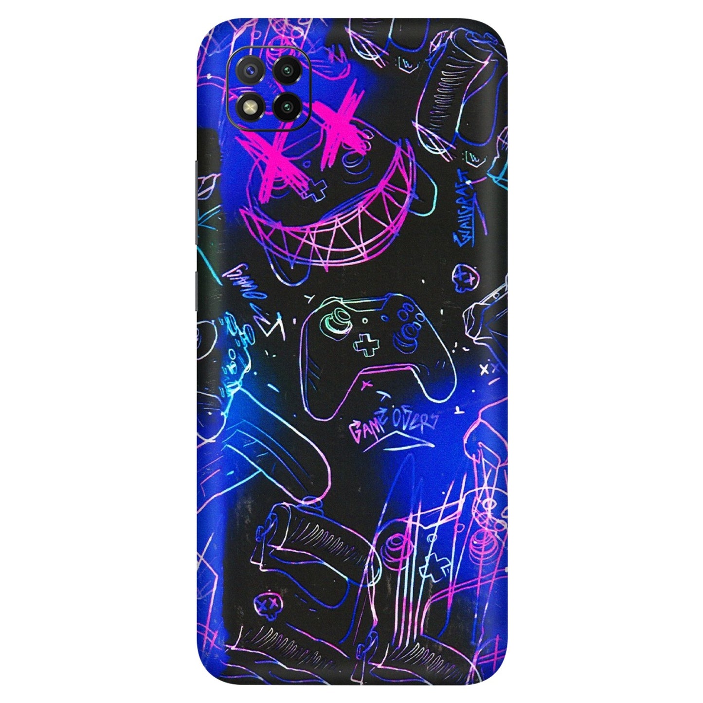 POCO Phone Skins (All Models) - Gamers Paradise - 3D Embossed Finish (L-258) Poco C3