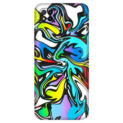 POCO Phone Skins (All Models) - Abstract Colour Paints - 3D Embossed Finish (L-271) Poco C3