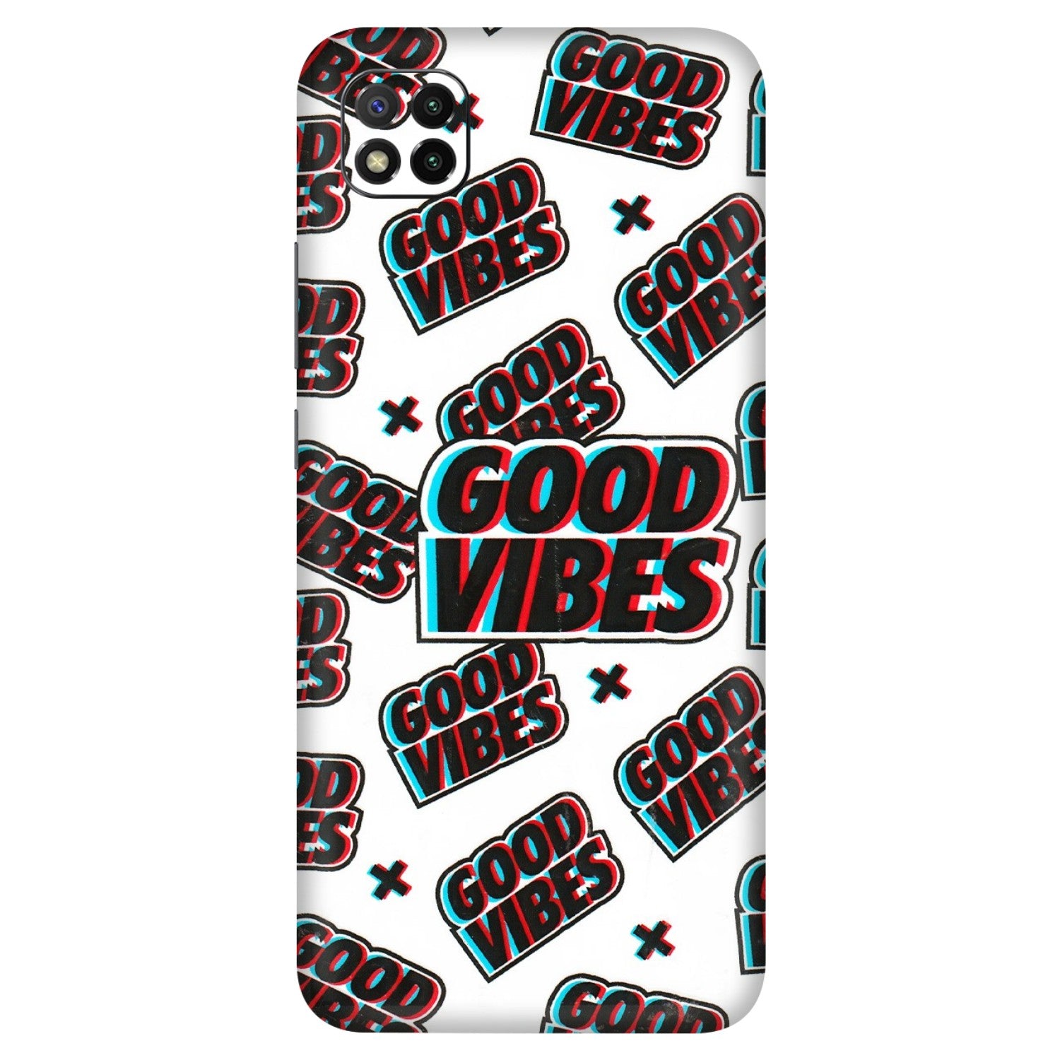 POCO Phone Skins (All Models) - Good Vibes - 3D Embossed Finish (L-282) Poco C3