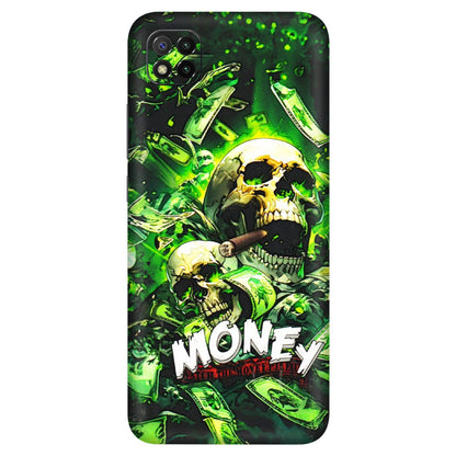 POCO Phone Skins (All Models) - Skull Money - 3D Embossed Finish (L-303) Poco C3