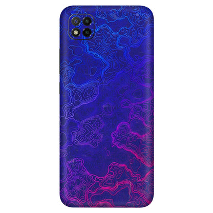 POCO Phone Skins (All Models) - Purple Ripples Swirl - 3D Embossed Finish (L-314) Poco C3