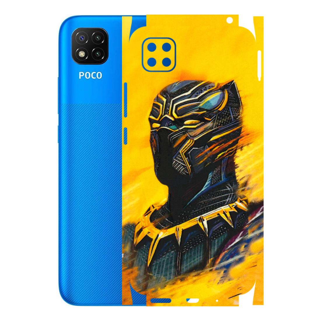 POCO Phone Skins (All Models) - Yellow Panther - 3D Embossed Finish (L-54) Poco C3