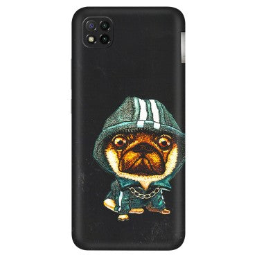 POCO Phone Skins (All Models) - Puppy N Hoodie - 3D Embossed Finish (L-90) Poco C3