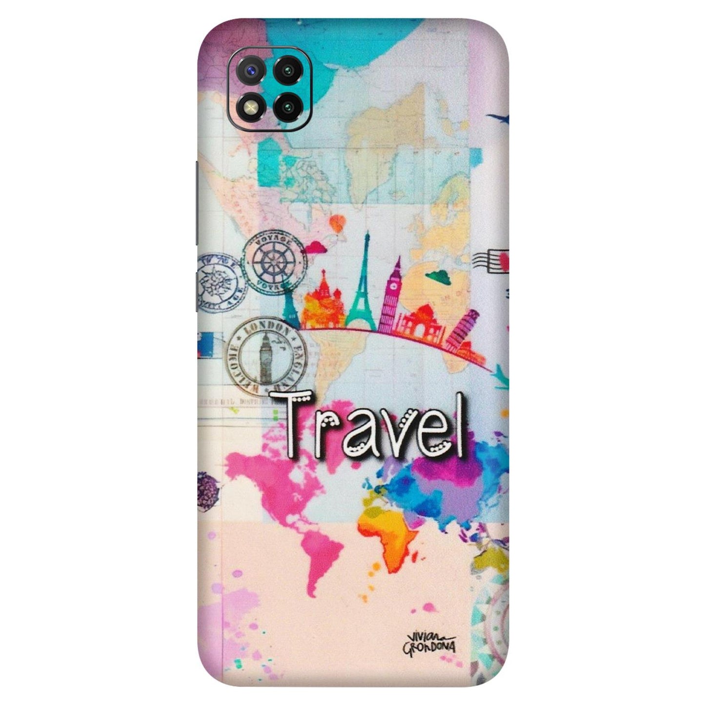 POCO Phone Skins (All Models) - Travel The Wonders - Matte Finish (M-108) Poco C3