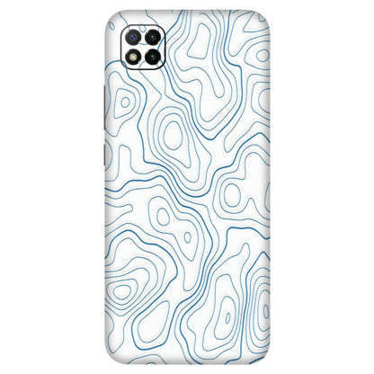POCO Phone Skins (All Models) - Blue And White Swirls - Matte Finish (M-139) Poco C3