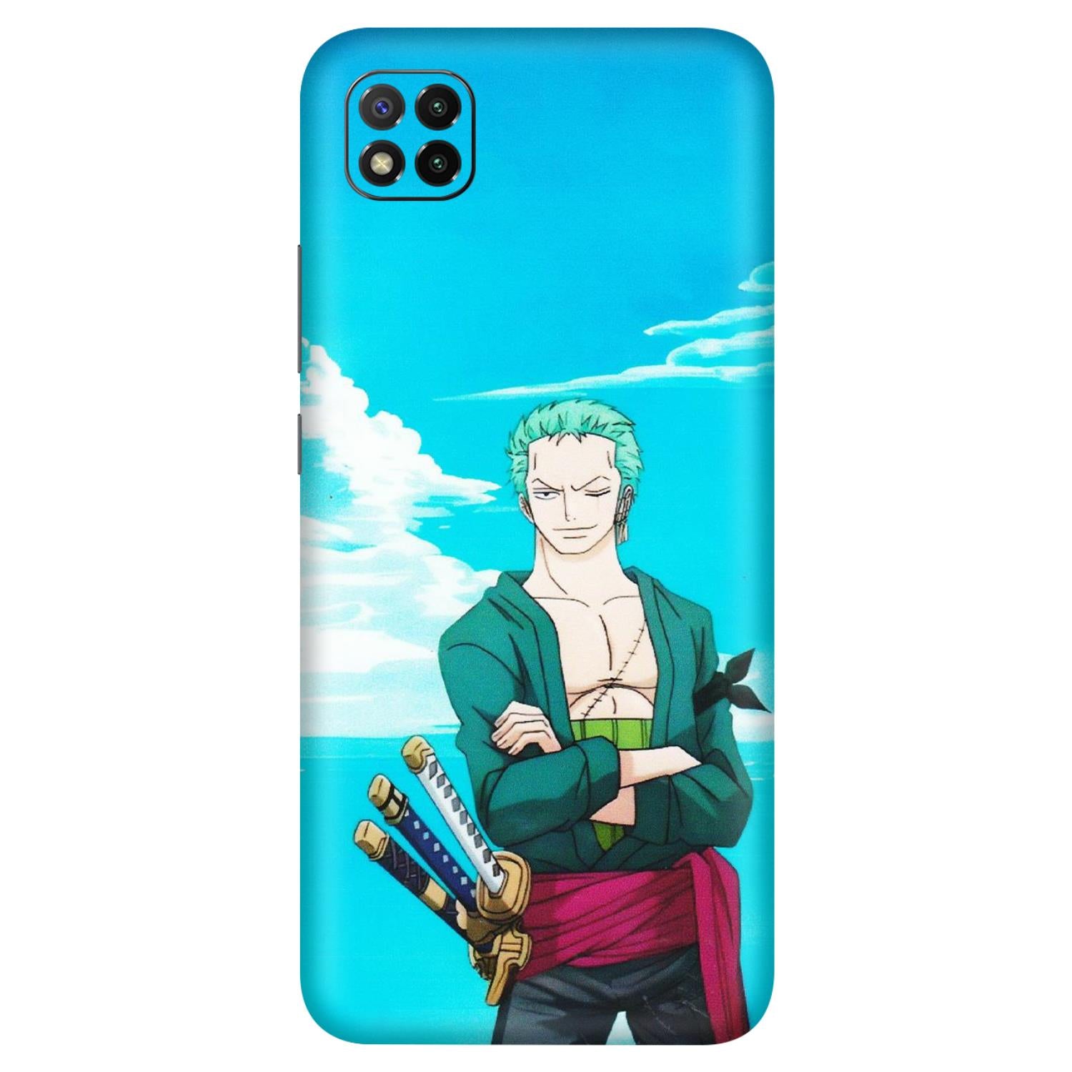 POCO Phone Skins (All Models) - Cool Swordman Zoro Anime - Matte Finish (M-143) Poco C3