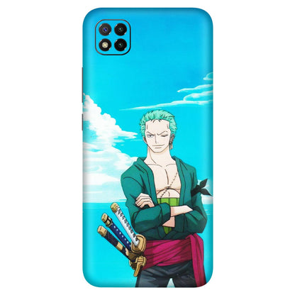 POCO Phone Skins (All Models) - Cool Swordman Zoro Anime - Matte Finish (M-143) Poco C3