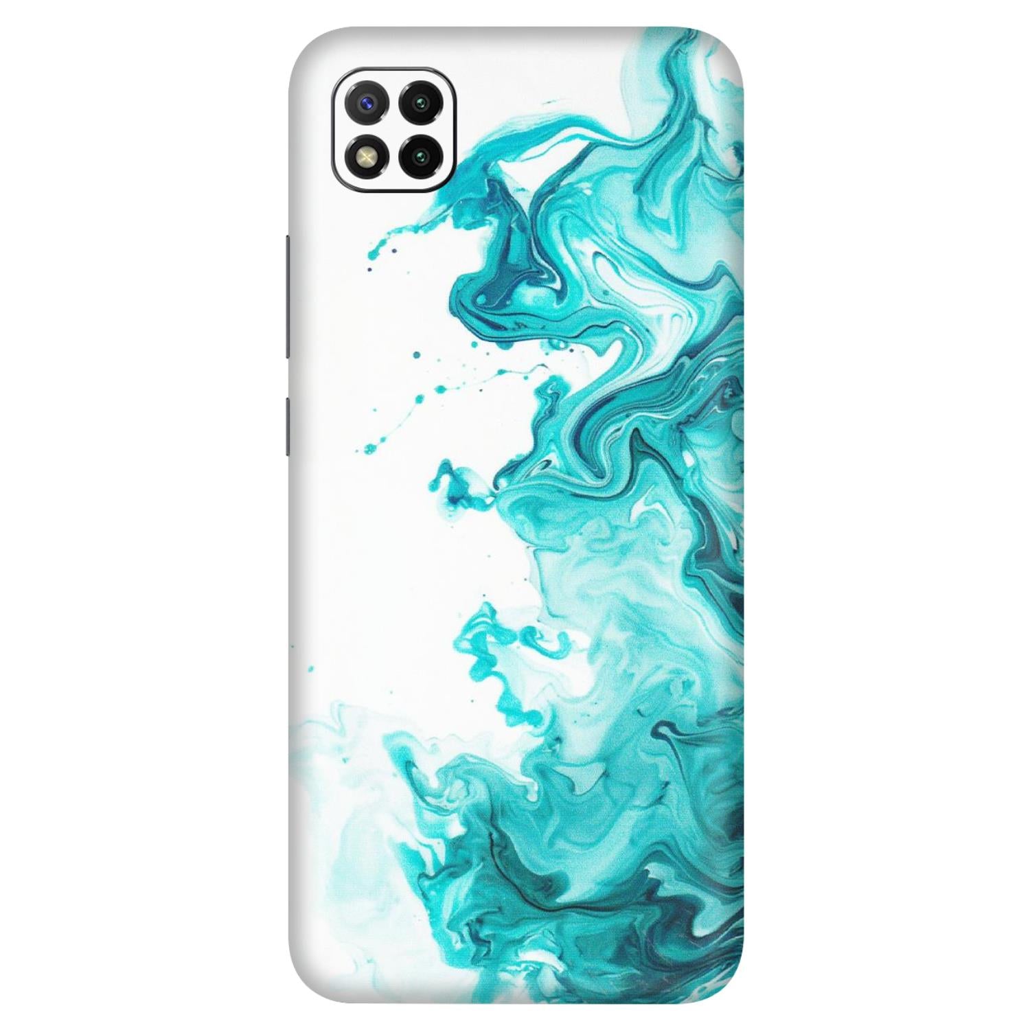 POCO Phone Skins (All Models) - Sky Blue Abstract Colour - Matte Finish (M-146) Poco C3