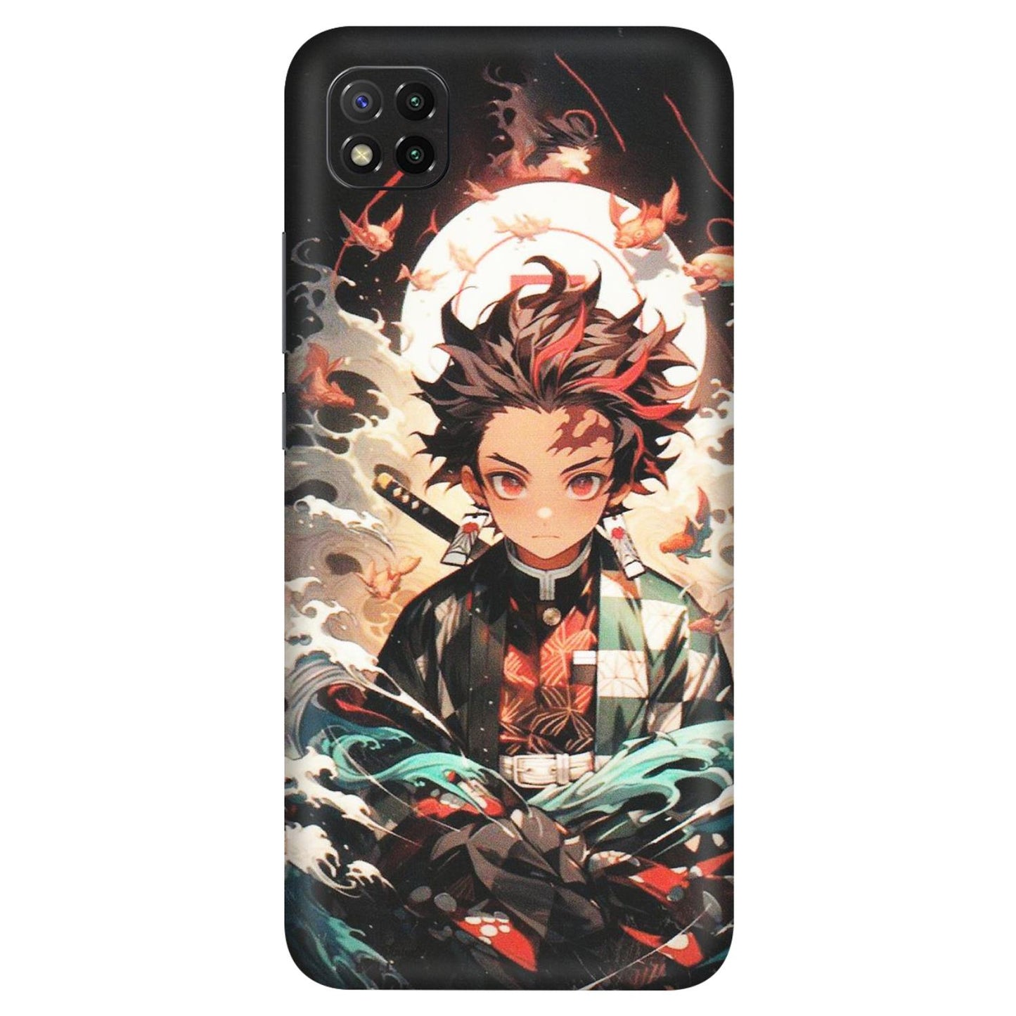 POCO Phone Skins (All Models) - Tanjiro Demon Slayer Anime - Matte Finish (M-158) Poco C3