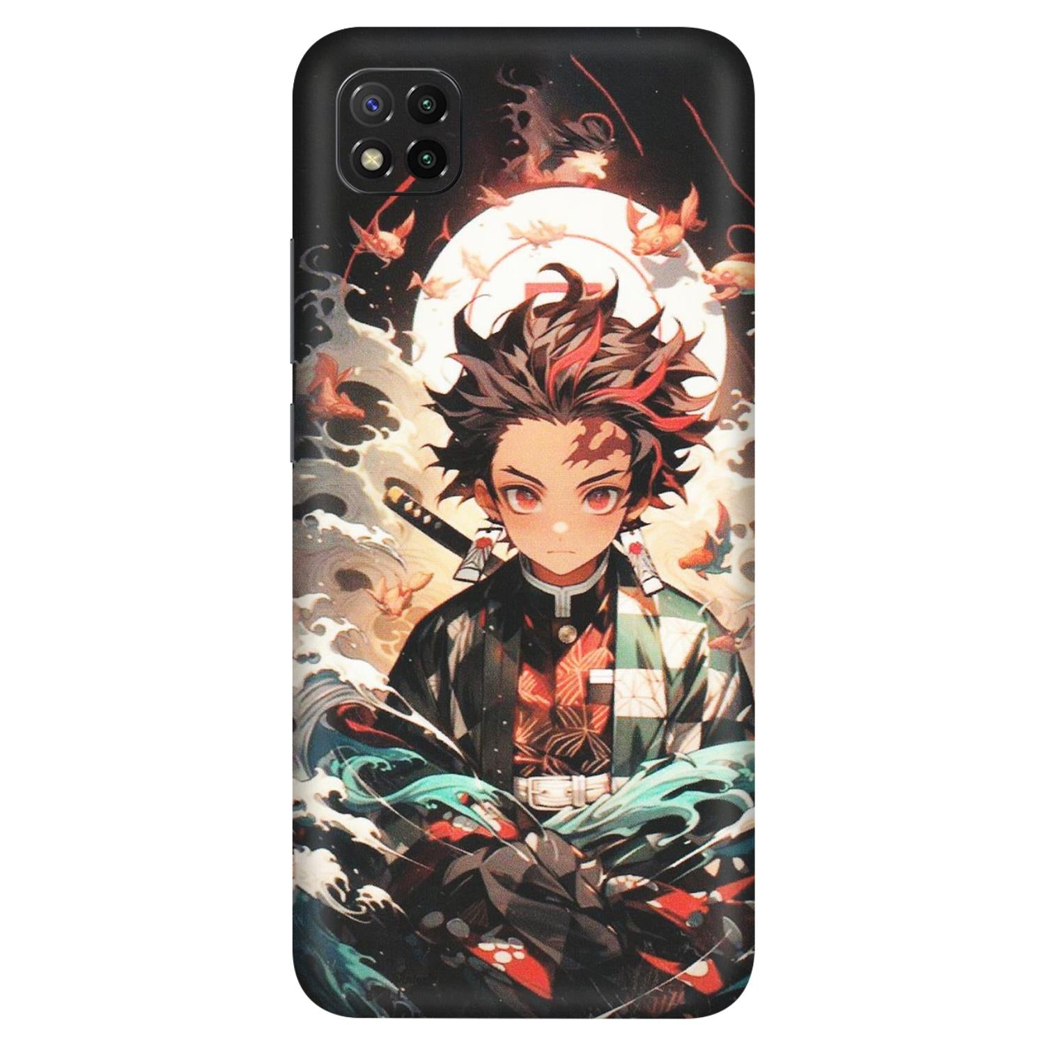 POCO Phone Skins (All Models) - Tanjiro Demon Slayer Anime - Matte Finish (M-158) Poco C3