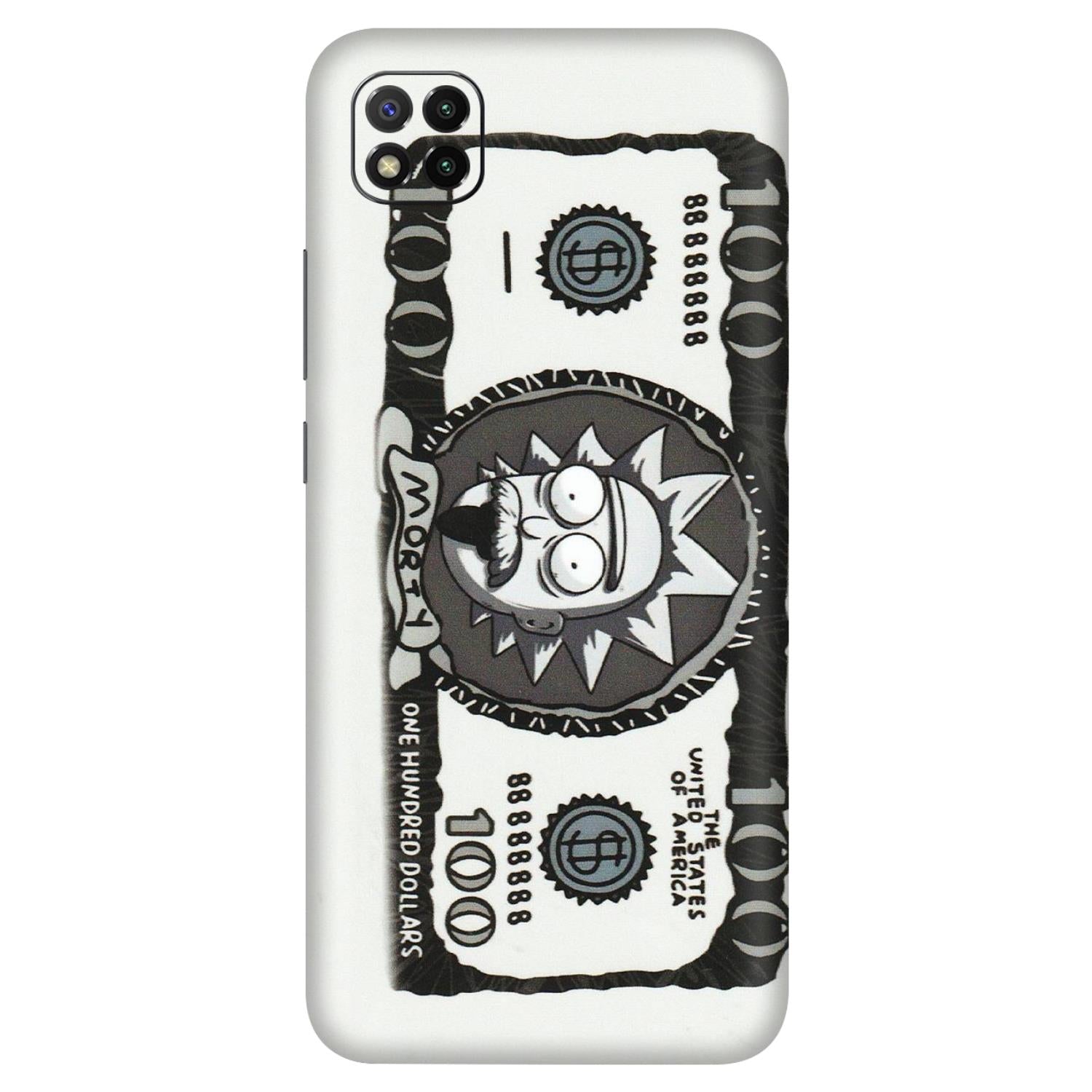 POCO Phone Skins (All Models) - Rick And Morty Hundred Dollar Anime - Matte Finish (M-161) Poco C3