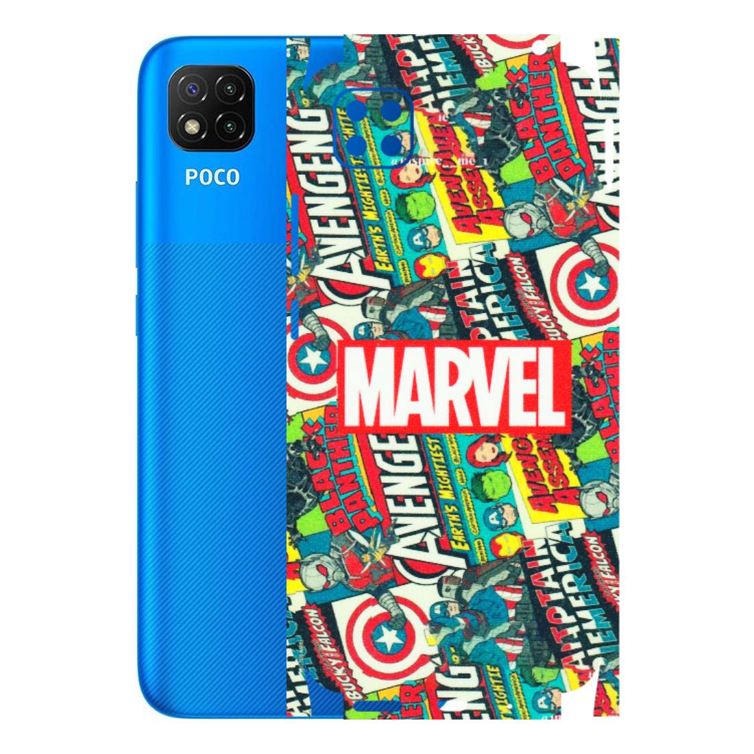 POCO Phone Skins (All Models) - Marvel Comic Lover - Matte Finish (M-30) Poco C3