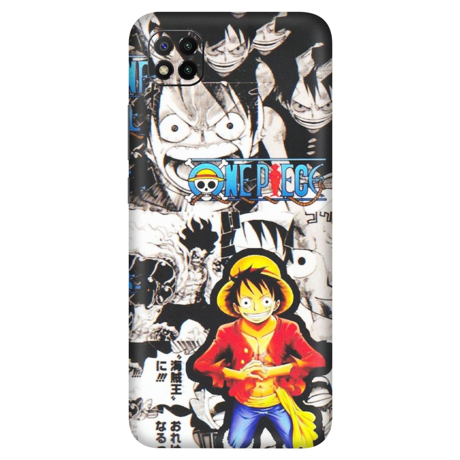 POCO Phone Skins (All Models) - One Piece B&W - Matte Finish (M-63) Poco C3