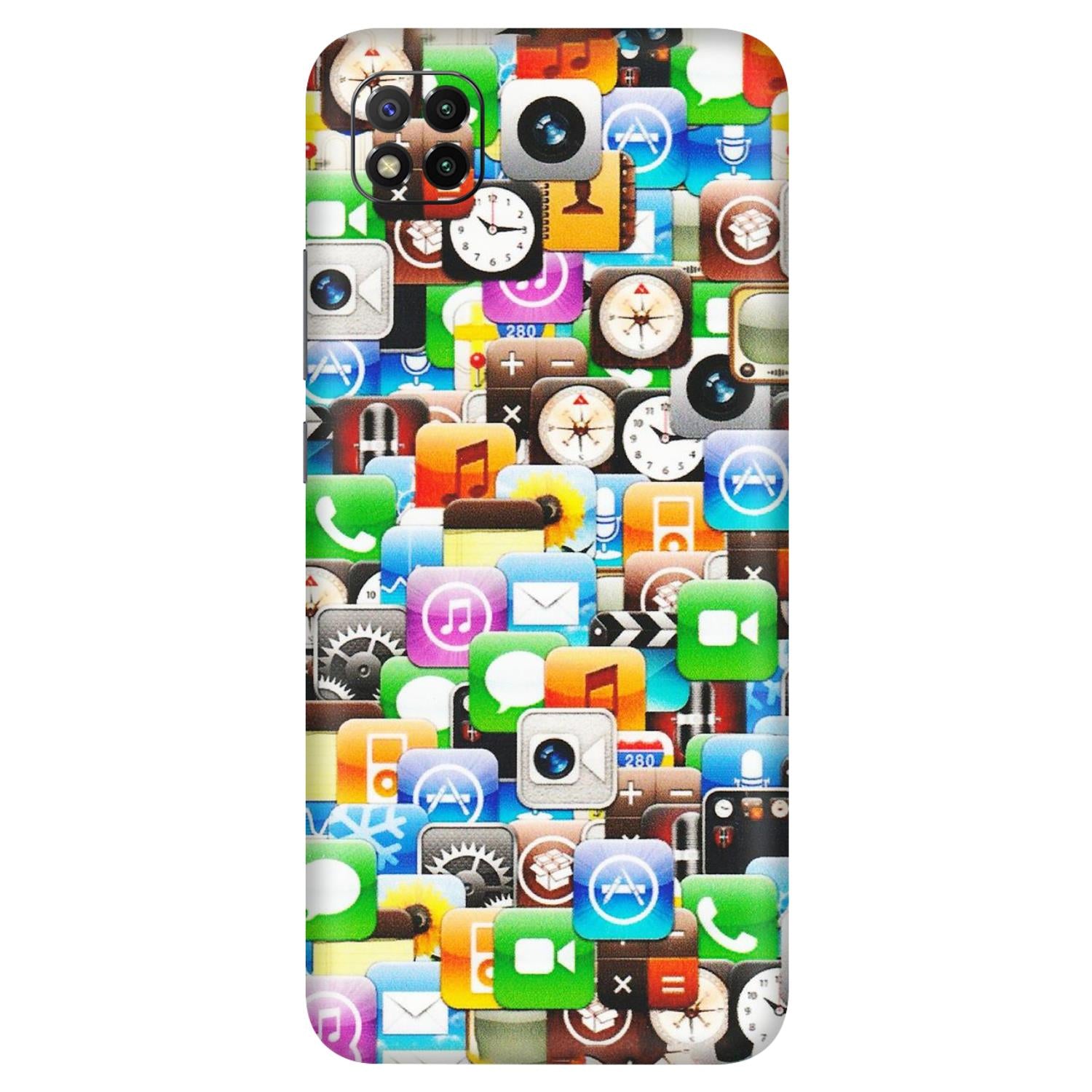 POCO Phone Skins (All Models) - All Apple Icons - Matte Finish (M-93) Poco C3