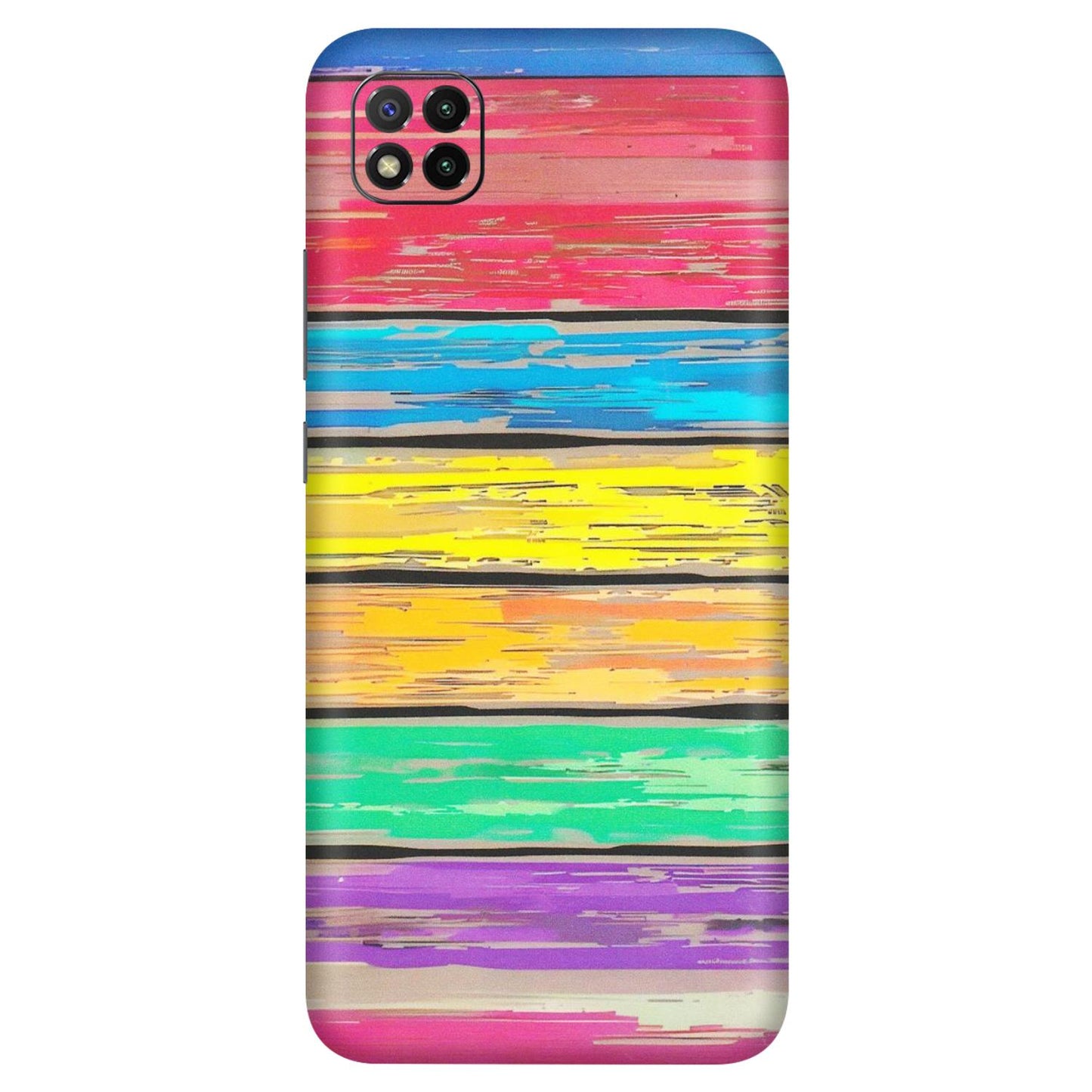 POCO Phone Skins (All Models) - Multi Colour Wooden Wall - Matte Finish (M-96) Poco C3