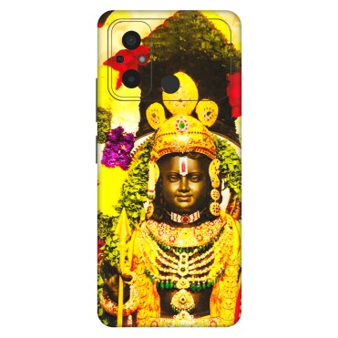 POCO Phone Skins (All Models) - Ram Lalla Ayodhya - 3D Embossed Finish (L-103) Poco C55