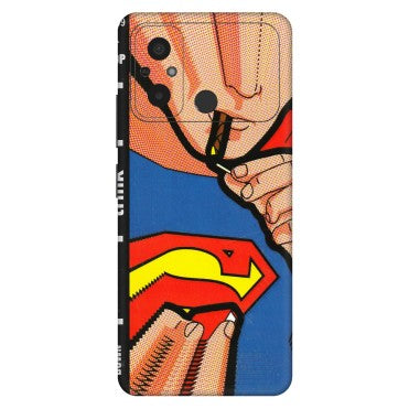 POCO Phone Skins (All Models) - Superman Sutta - 3D Embossed Finish (L-130) Poco C55